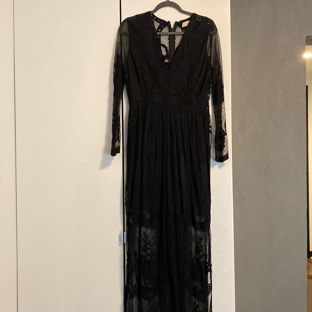 Black tie wedding dress